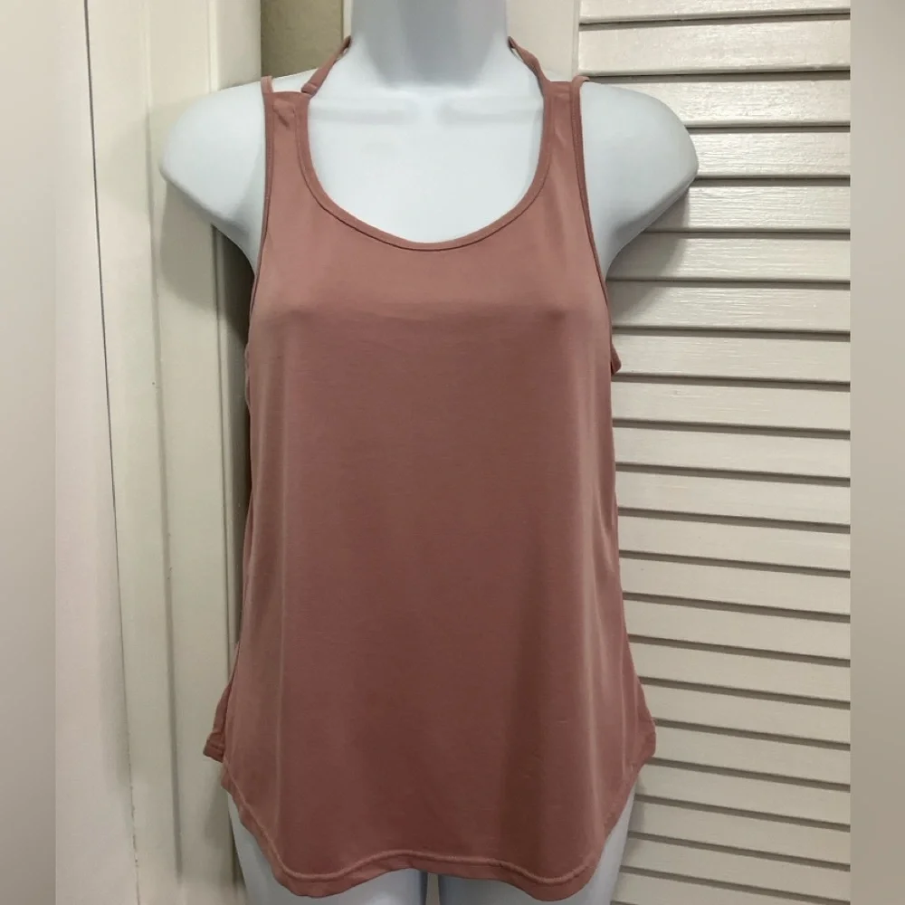 OYANUS Workout Top Backless Yoga Shirt Open Back Medium